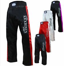 BAY® EDEL STICK Kickboxhosen Kickboxen Kick Box Hose Hosen Kickbox mit Schrift