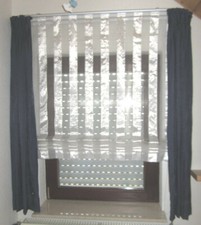 Gardinen Vorhänge Dekoschal Seitenschal Crash-Optik, 2er-Set, Kräuselband