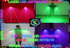 LASER LED HANDSCHUHE