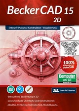 BeckerCAD 15 2D - 3 User Lizenz - CAD -Konstruieren - Zeichnen -Download Version