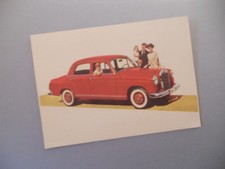 Postkarte,  Mercedes Benz 190