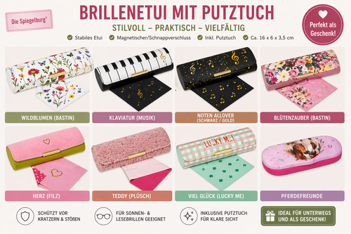 Brillenetui mit putztuch etui - brillenetui,