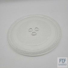 WinGluge Mikrowellenteller Glas 24,5 cm, Mikrowelle Mikrowellen Teller, Drehtell