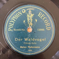 LIEDGUT Balan Padureanu - Der Waldvogel / Der Regen - Flöten-Solo - POLYPHON