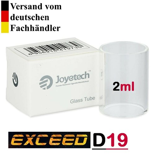 Joyetech ersatzglas exceed - ersatzglas, d19