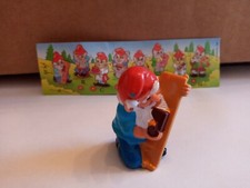 Ü-Ei Figuren Zunft der Zwerge 94 ( Zimmermann Hobelspan) +BPZ /Spitze blau Punkt