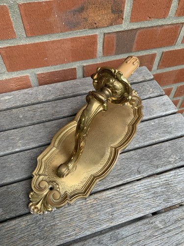 Vintage messing wandlampe - vintage,