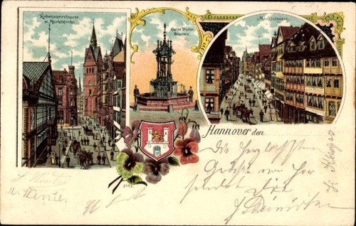 Wappen litho hannover - hannover, in