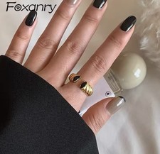 OFFENER RING 18kt VERGOLDET