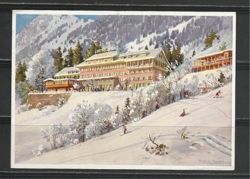 Künstler hindelang bad - künstler-ak, hindelang-bad