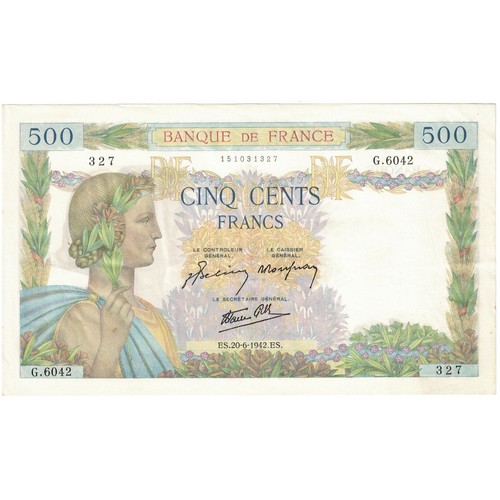 Frankreich 500 francs la - 500, francs,