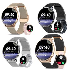 Smartwatch Herren Damen Fitnessuhr Watch mit Wechselarmband aus Silikon