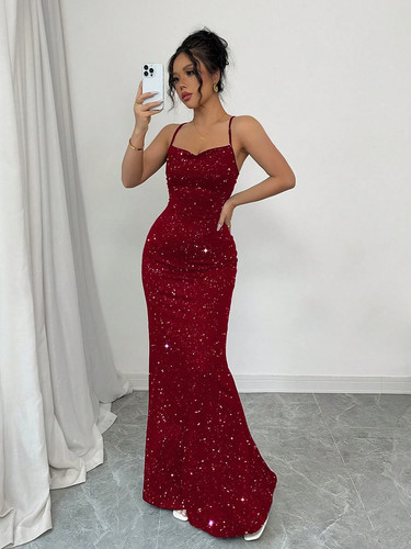 Elegantes damen abendkleid - damen,