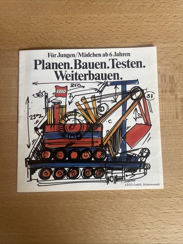 Lego beiblatt jahr 1974 - jahr, super