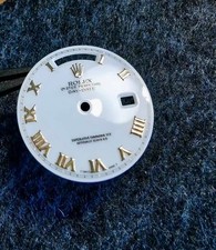 Rolex Day Date Zifferblatt Weiß White New Roman Gold ORIGINAL