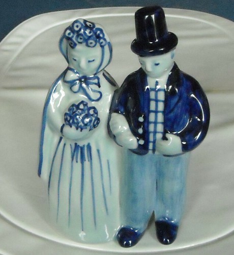 Keramik figur paar - figur, soholm