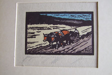 Farbholzschnitt um 1900