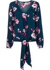 Neu Bluse mit Blütendruck Gr