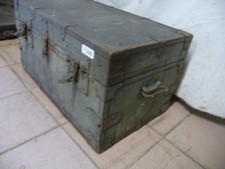 7326.             Alte Truhe Militärtruhe von 1940  Deko Truhe Kiste   10 kg