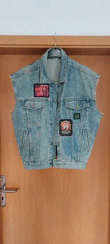 Jeans weste metal - weste,