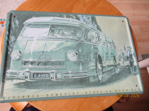 Blechschild klöckner - -,