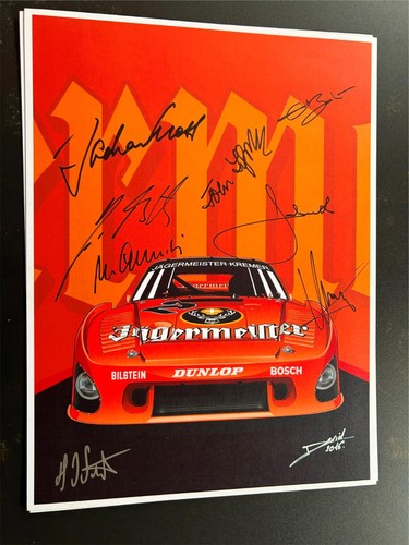 Signiertes kunst poster 12x16 - poster,