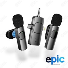 Lavalier 3-in-1 Mikrofon Kabellose Plug & Play Smartphone Handy iPhone Android