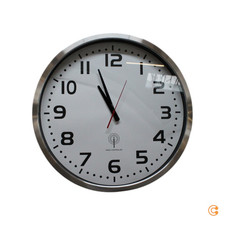 EuroTime 56863 Funk Wanduhr 50cm Wand Uhr Wohnzimmeruhr Funkuhr SIEHE TEXT/FOTO