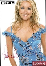 Ak Schauspielerin Frauke Ludowig, Portrait, Autogramm, RTL - 11445512