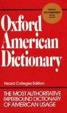 Oxford American Dictionary -