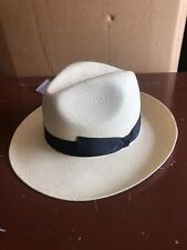 Hut Panama Montecristi Original Stroh Ecuador Tesa Breitband Made IN Italy