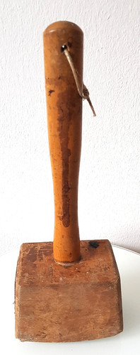 Sehr alter großer holzhammer - alter,