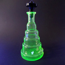 Art Deco Glas Karaffe