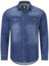 Rock Creek Herren Jeanshemd