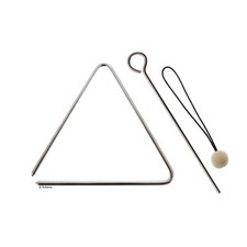 Triangel 6mm Tonstahl mit Schlägel Musikinstrument