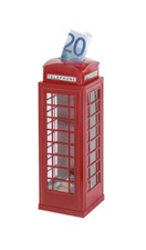 Spardose ENGLISCHE TELEFONZELLE rote Telefon Telephone Box England Sparbüchse