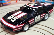 Faller AMS Racing 5678 ~~ Corvette mit Tyco Motor, 70er Jahre Spielzeug #EBS923