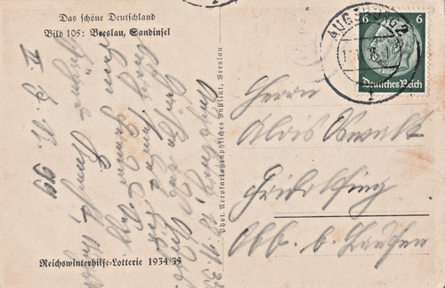 Ansichtskarte breslau - ansichtskarte,