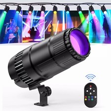 70W 6in1 LED RGBWYP+CYAN Pin Spot Strahler Bühnenlicht +Fernbedienung DJ Disco