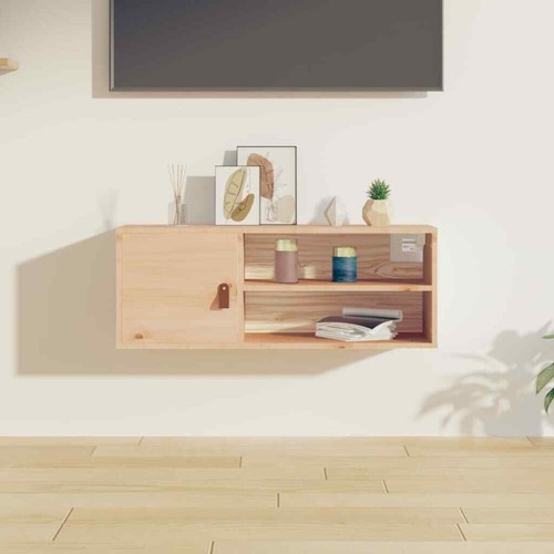 Vidaxl wandschrank honigbraun - wandschrank,