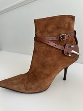 Gucci ankle boots wildleder - gucci,