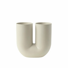 Muuto Kink Bogen-Vase Blumenvase Blumenhalter Design sand