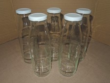 5 leere Glasflaschen 0,5L  Basteln Deko Einmachen Aufbewahrung usw. Höhe 21 cm