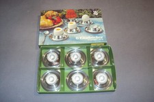 WMF Eierbecher Set 6-teilig Eierhalter Cromargan Edelstahl rostfrei 18/10 neuwer