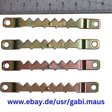 6 x Zackenaufhänger 70 mm -