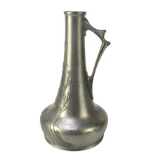 Zinn Vase Jugendstil-Stil