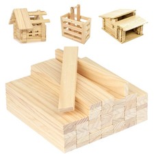50 Stück Holzklötzchen zum