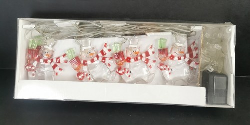 Led lichterkette schneemann - led,