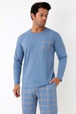 Herren pyjama set langarm - herren,