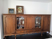 GLASSCHRANK / ANRICHTE / Vitrine CHIPPENDALE VINTAGEWunderschön!!